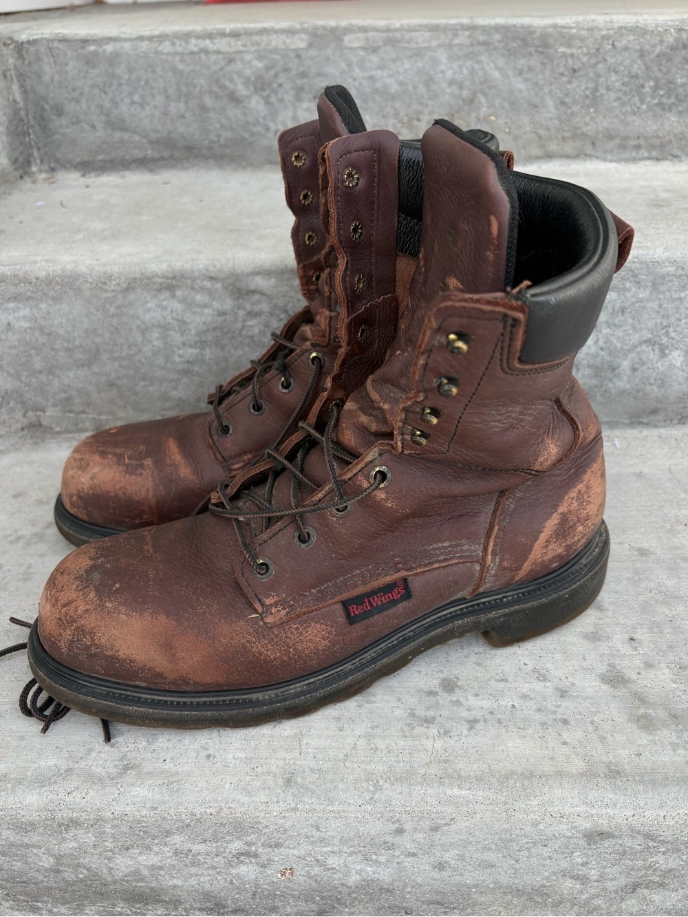 Red Wing 2408 Brown Leather 8” Steel Toe Work Boots Men’s 10.5 D
